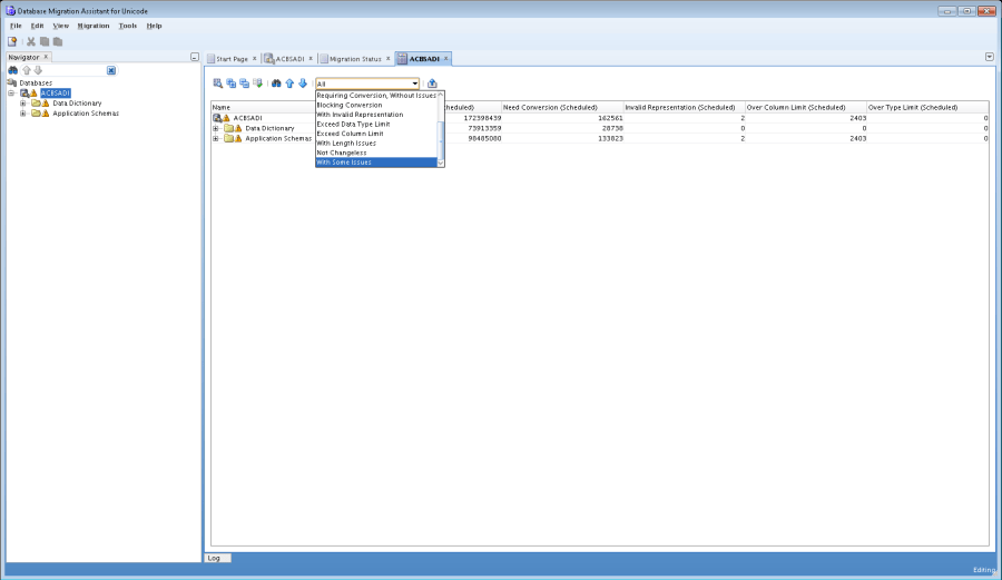How to Migrate characterset of 12c database using Database Migration ...